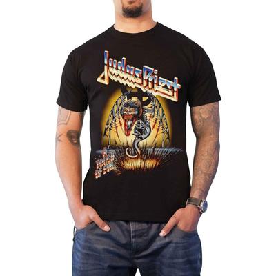 Футболка Judas Priest Touch Of Evil Логотип Живой Группы Новая Официальная Мужская Черная Размер XL