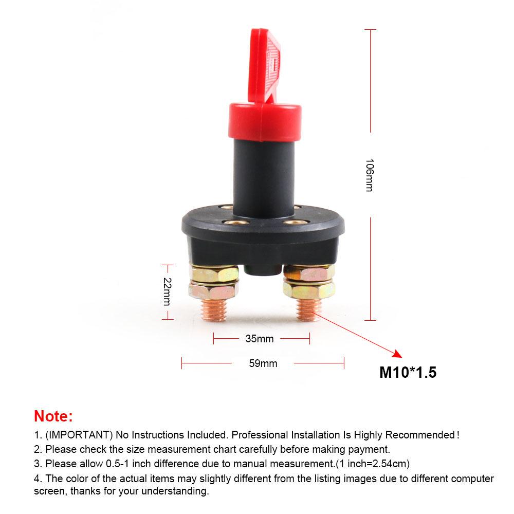 12 В в автомобильный грузовик лодка изолятор батареи отключить питание аварийный выключатель 300 ампер для авто грузовик лодка