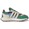 Melting Sadness x adidas Retropy E5 Зеленые Унисекс Кроссовки Ночной Бордовый Пастельно-Розовый Чудо-Белый GW6034