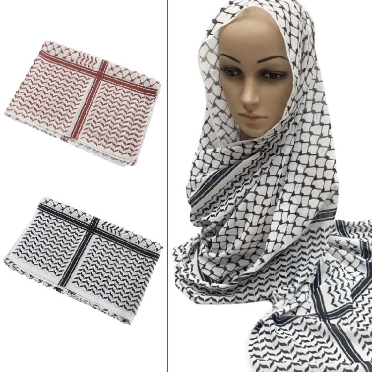 Арафат Хиджаб Шемаг Шарф Арабский Дубай Саудовский Пустынный Шарф Впитывающий пот Шаль