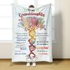 Персонализированное фланелевое одеяло - Серия «Английский конверт», Идеальный подарок на День матери