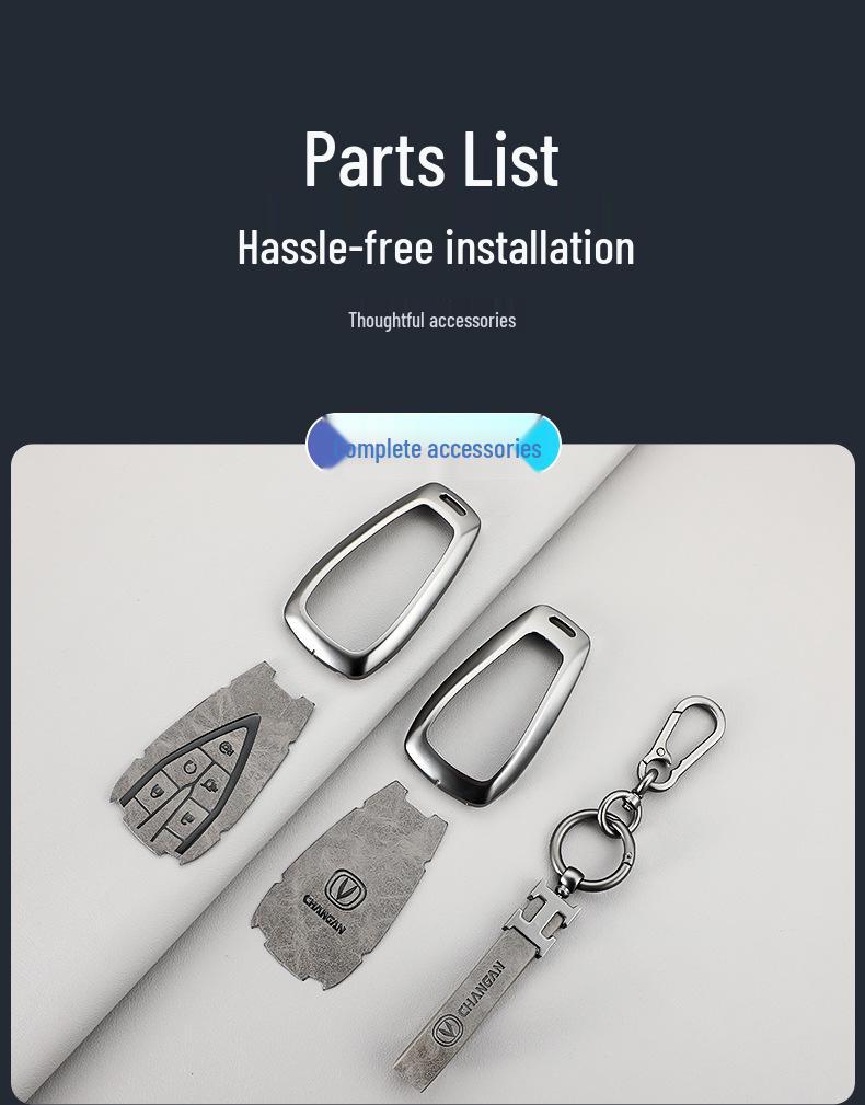 Changan Nuomi Corn Key Case: Lumin Square Candy Car Key Shell for Men & Women