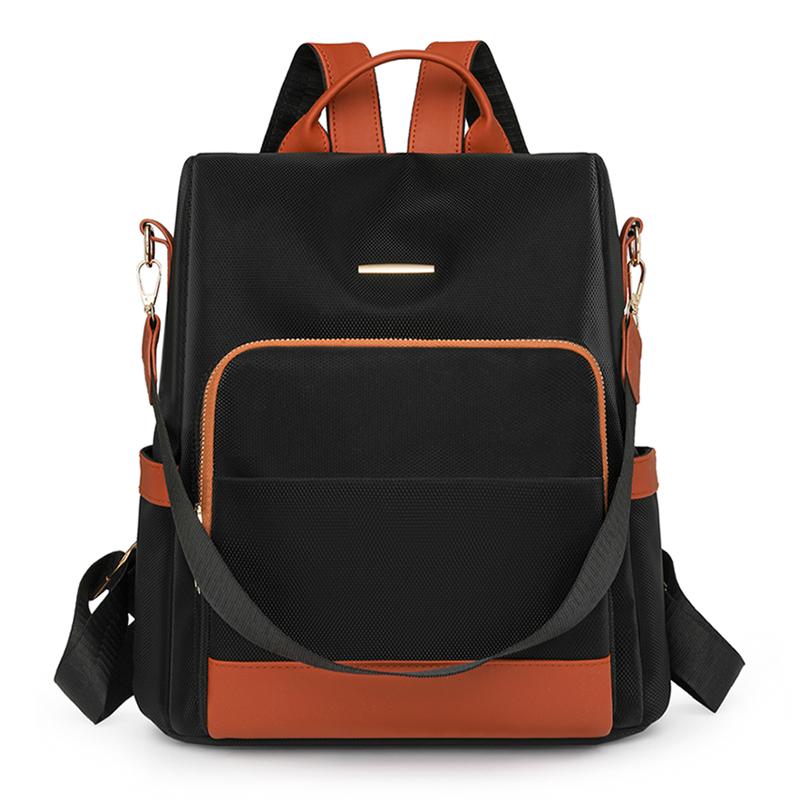 PU Backpack Lightweight Commuter Backpack Women's Large Capacity Travel Bag