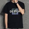 Summer Men's Short-sleeved T-shirt Trendy Fashion Loose All-match Printed Men's Top T-shirt