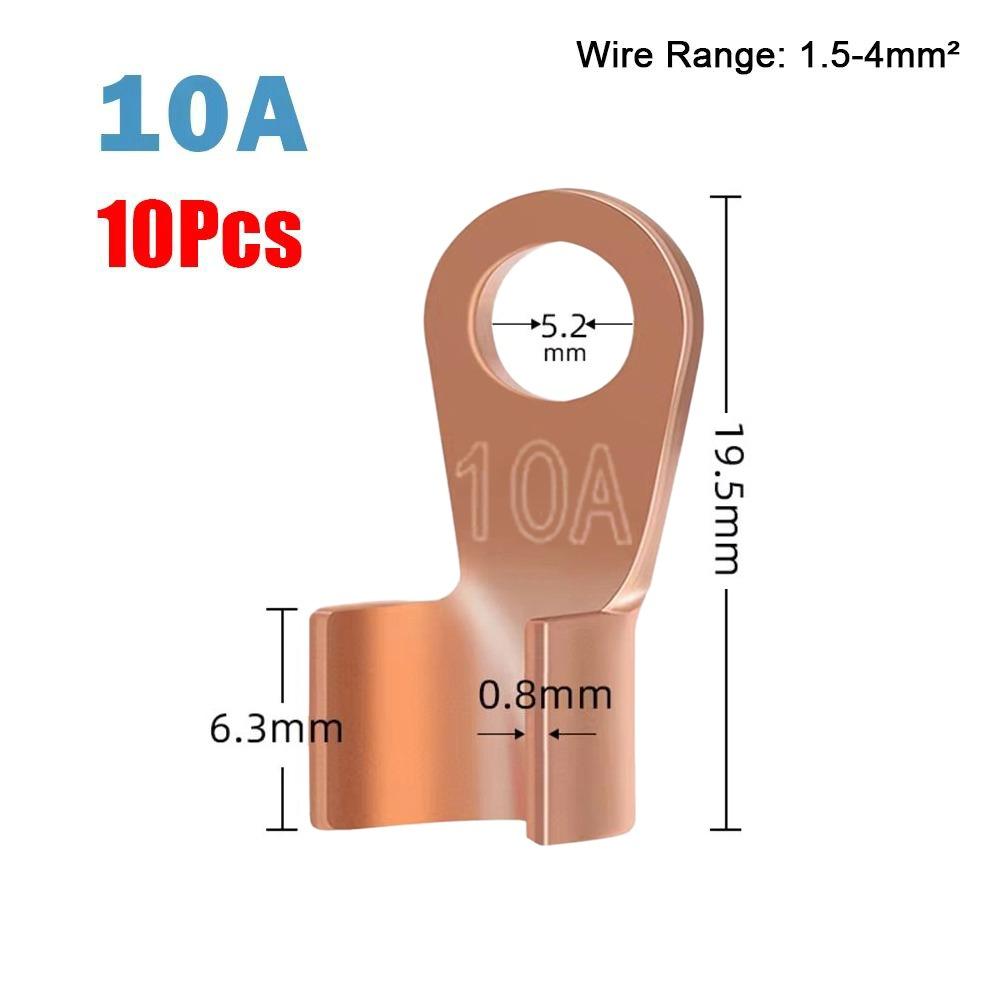 5/10 шт. OT тип OT обжимной наконечник провода медные наконечники OT обжимное кольцо электрический аксессуар