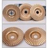 1/3Pcs Carbon Steel Wood Polishing Wheel Abrasive Tool Angle Grinder Disc Wood Grinding Wheel