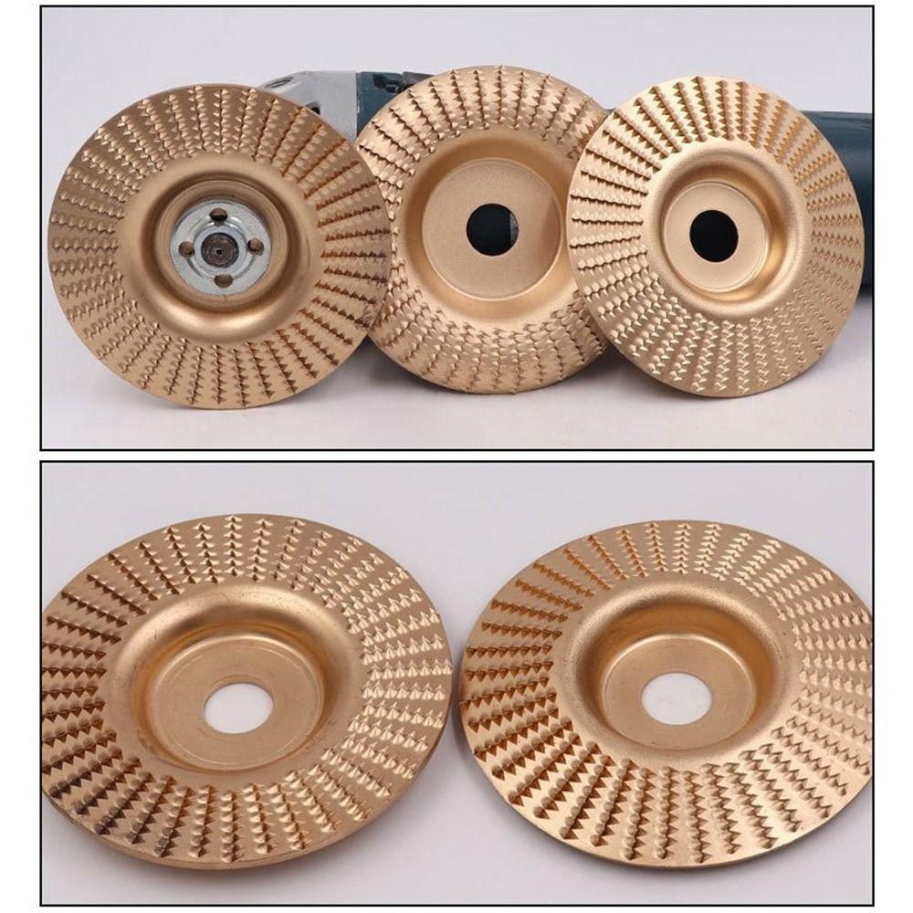 1/3Pcs Carbon Steel Wood Polishing Wheel Abrasive Tool Angle Grinder Disc Wood Grinding Wheel