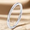 Luxury Women's Stainless Steel Ring: Electroplated Titanium, Non-Fading, Versatile Design