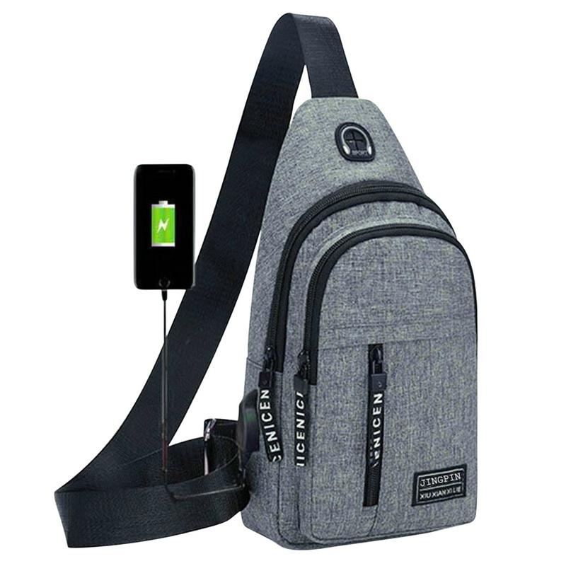 Мужская нагрудная сумка, новая модная повседневная спортивная водонепроницаемая сумка через плечо в корейском стиле, нагрудная сумка через плечо для мужчин