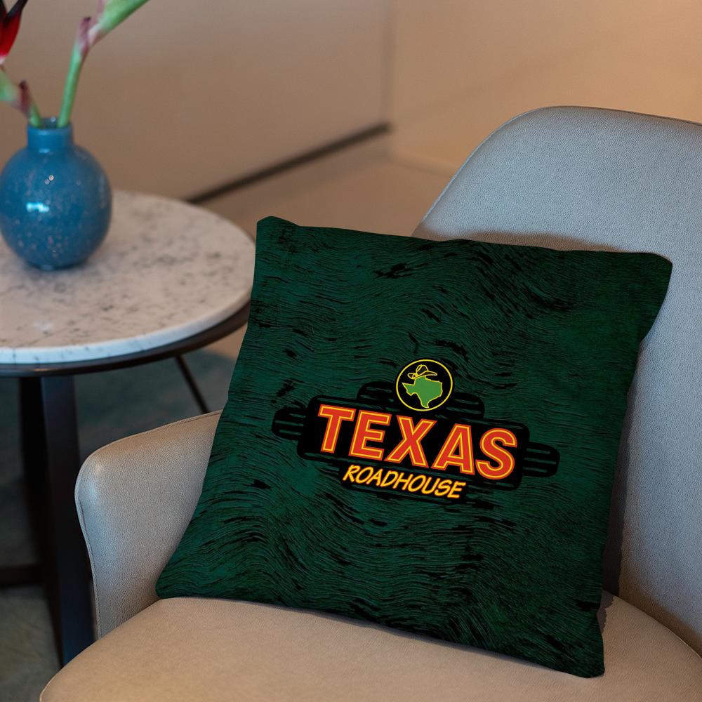 Чехол для подушки Texas Roadhouse 2-в-1 Двусторонний Плюшевый чехол для подушки | Автомобиль/Диван/Кровать | Идеальный подарок