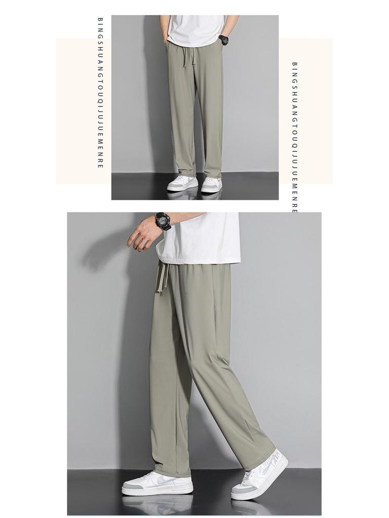 Брюки из ледяного шелка, быстросохнущие, дышащие, для мужчин и женщин - Легкие, эластичные, для спорта на открытом воздухе и альпинизма