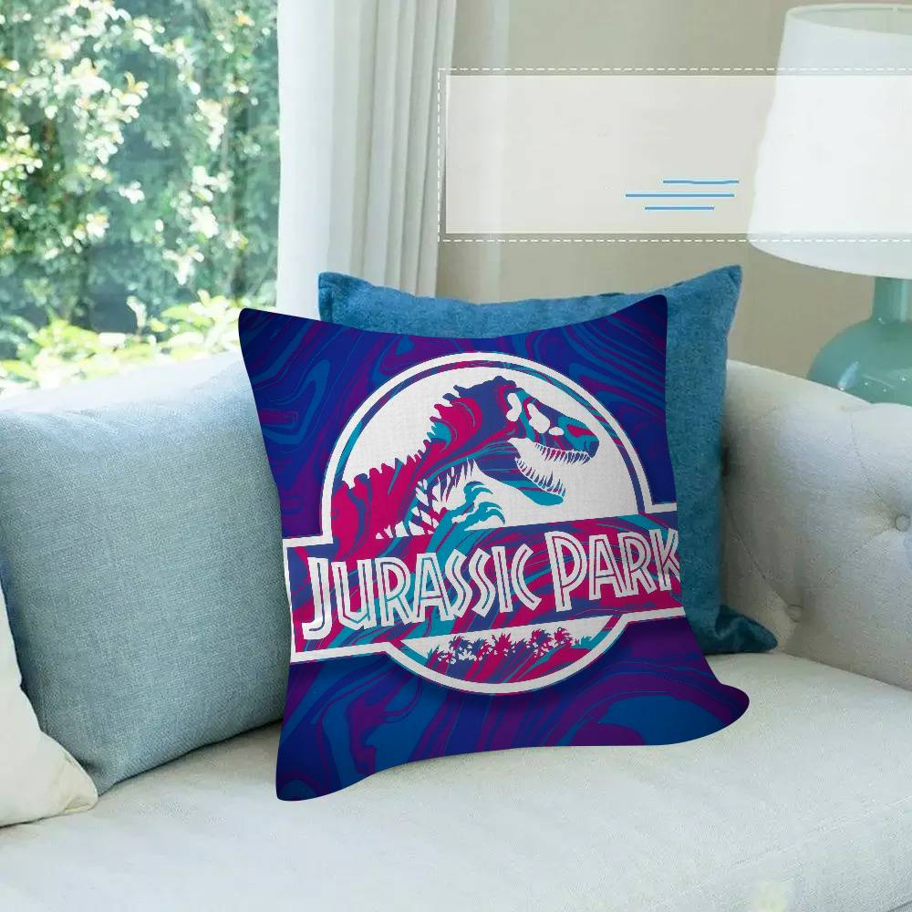 C-Cool J-Jurassic Логотип Мир Персонализированное Изображение Текст Домашние Декоративные Подушки Бытовые Подарки 45X45 см