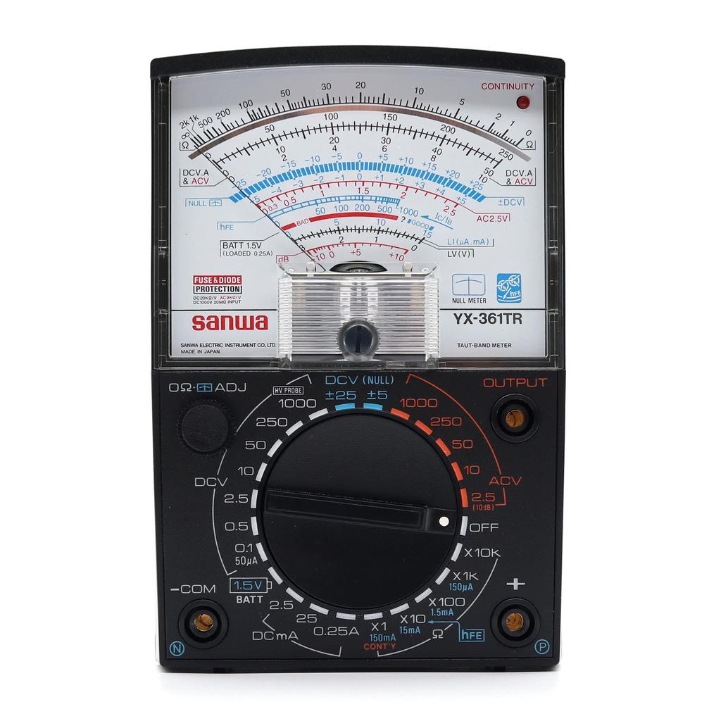 SANWA Электросчетчик Sanwa аналоговый тип мультитестер многофункциональный YX-361TR