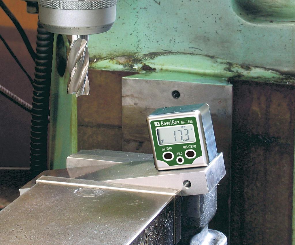 Угол наклона коробки Niigata Seiki SK с абсолютным режимом измерения (Цифровой измеритель) (Память о происхождении) ±180,0° ВВ-180А