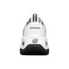 Skechers DLites 3.0 Сетчатая ткань Синтетическая кожа Спортивные Низкие Папины кроссовки Мужские кроссовки Белый Черный 237157-WBK