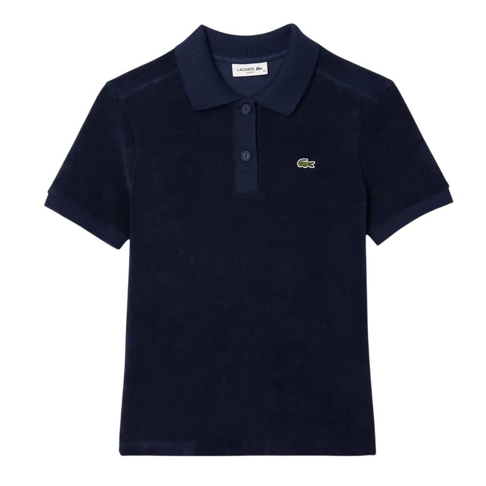 Lacoste Womens/Ladies Terrycloth Slim Polo Shirt
