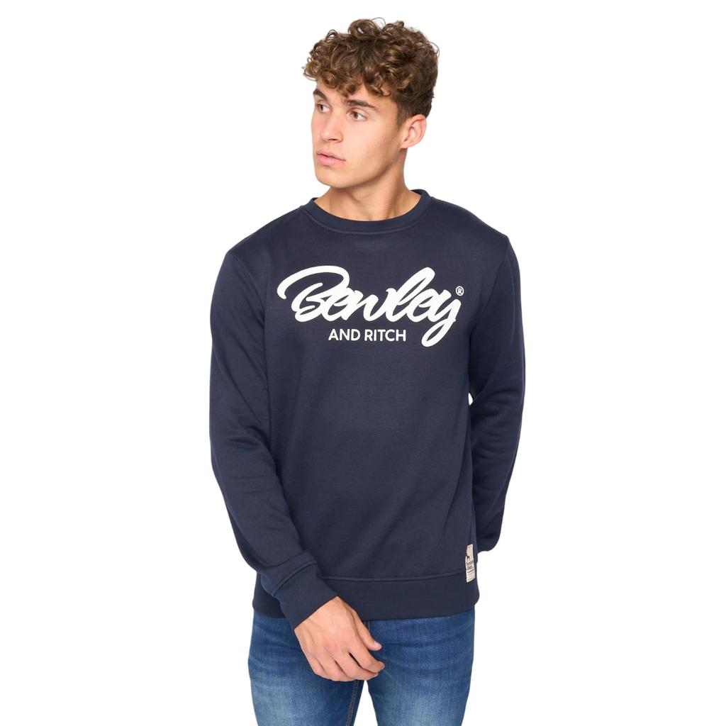 Bewley & Ritch Mens Yardley Crew Neck Sweatshirt