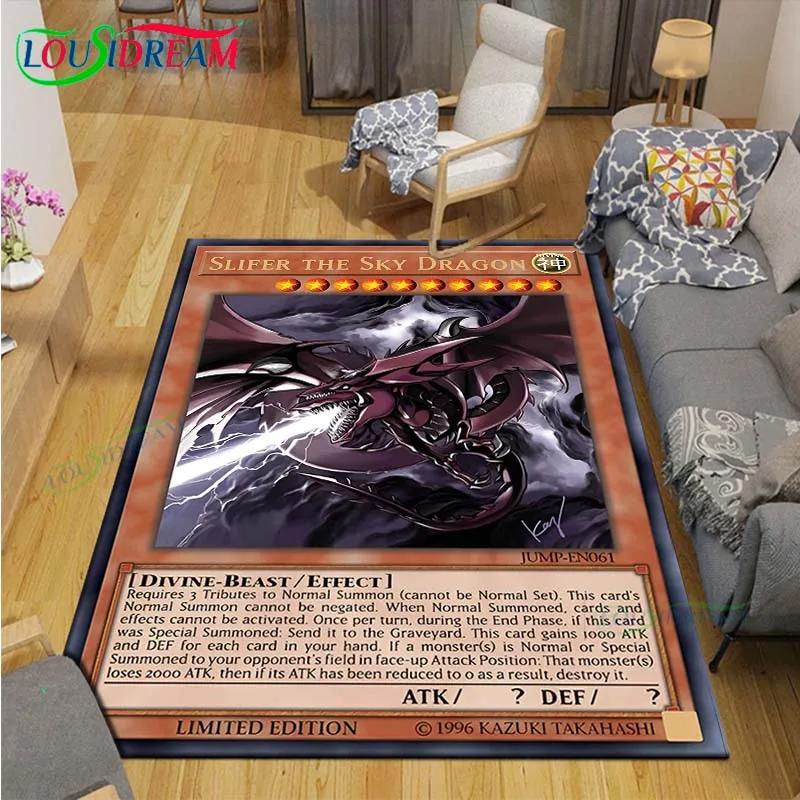 3D Famous Card Games Y-Yu-Gi-Oh  Carpet for Living Room Home Sofa Decoration,Children Game Decor Floor Mat Yoga Mat Large Carpet