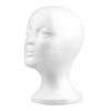Female Head Model Foam Mannequin Head Hats Glasses Wigs Display Stand for Home Salon Store