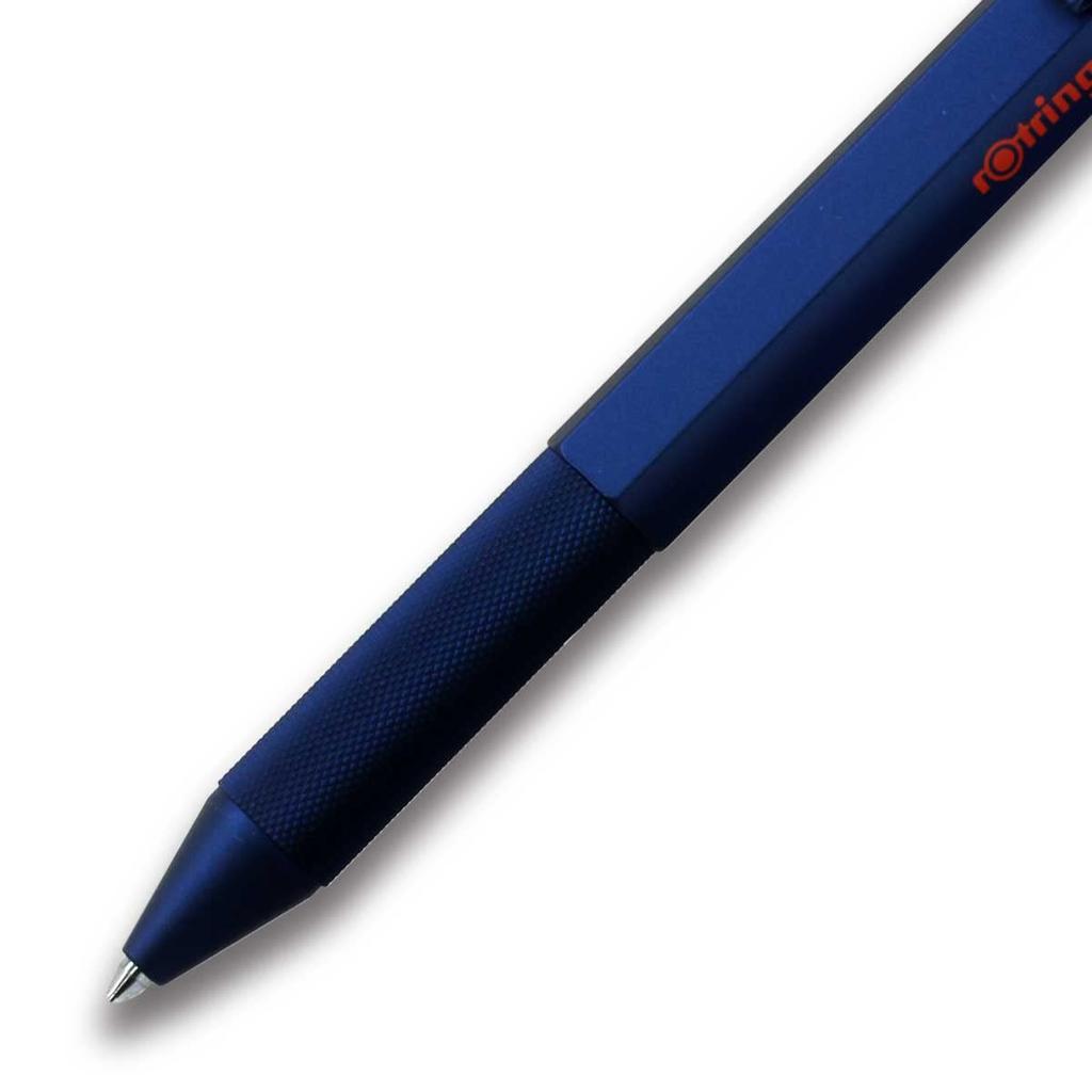 Rotring Многофункциональная ручка 600 3-в-1 Железно-синяя - Шариковая 2 цвета (Красный / Черный) & Механический карандаш, В подарочной упаковке, Оригинальный импорт