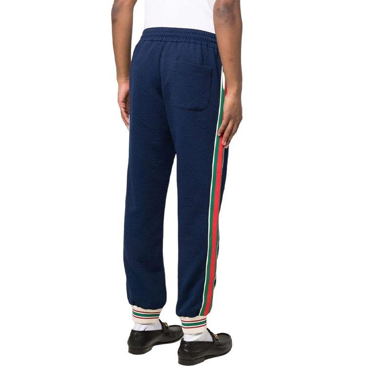 Gucci SS22 Трикотажные спортивные штаны мужские синие 663569-XJDE9-4464