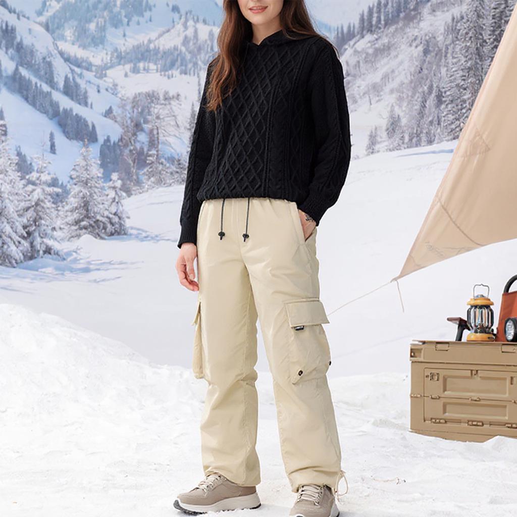 Женские лыжные брюки из плотного хлопка