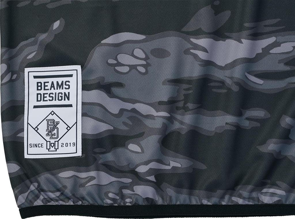 ZETT Baseball ZETT by BEAMS DESIGN Layer Black Size BOT77606 Top, Shirt, (1900), O,