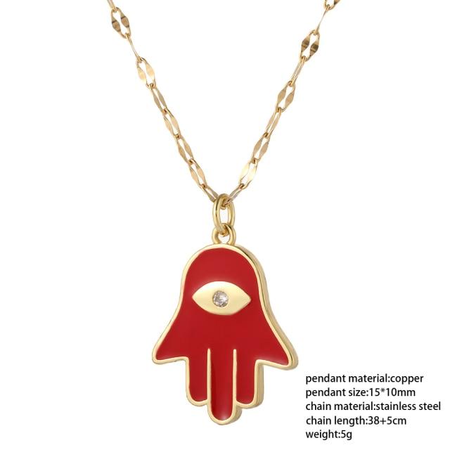 Ожерелье Boho Evil Bllue Eye для женщин и мужчин, ожерелье-воротник со змеиным всевидящим глазом, золотая подвеска, длинные цепочки, парное ожерелье в стиле панк