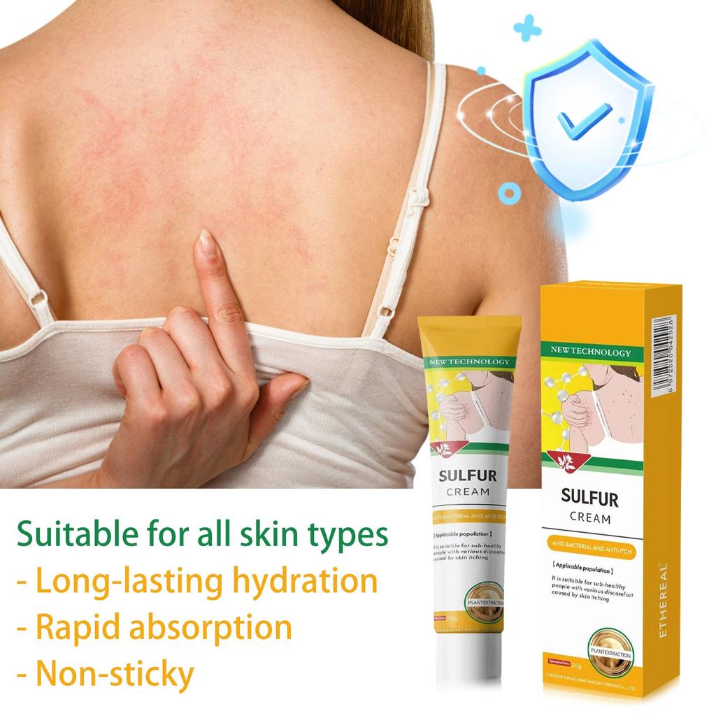 Sulfur Ointment Cream Herbal Ointment For External Use On Skin