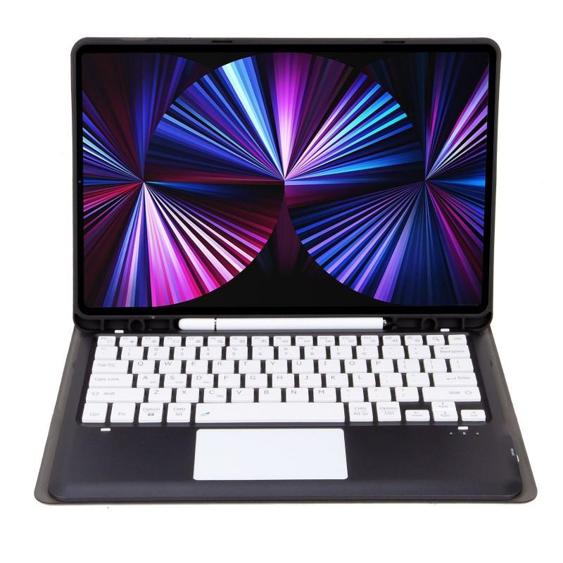 IPad Pro 12.9 Inch Case With Touch Keyboard Pencil Holder Bluetooth Cover 2020 2021