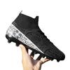 Новые футбольные бутсы мужские детские с шипами большого размера высокие для старшеклассников спортивные для соревнований и тренировок