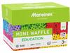 Marioinex Mini Waffle Edu blocks 500 pieces + 28 educational cards