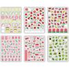 Decoration Transfer Slider Watermelon Nail Decal Peach Nail Foil Cherry Pattern Fruit Nail Sticker
