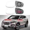 Для Hyundai Tucson 2015 2016 2017 2018 Линзы зеркал заднего вида на крыльях дверей Наружное боковое зеркало заднего вида Белая стеклянная линза