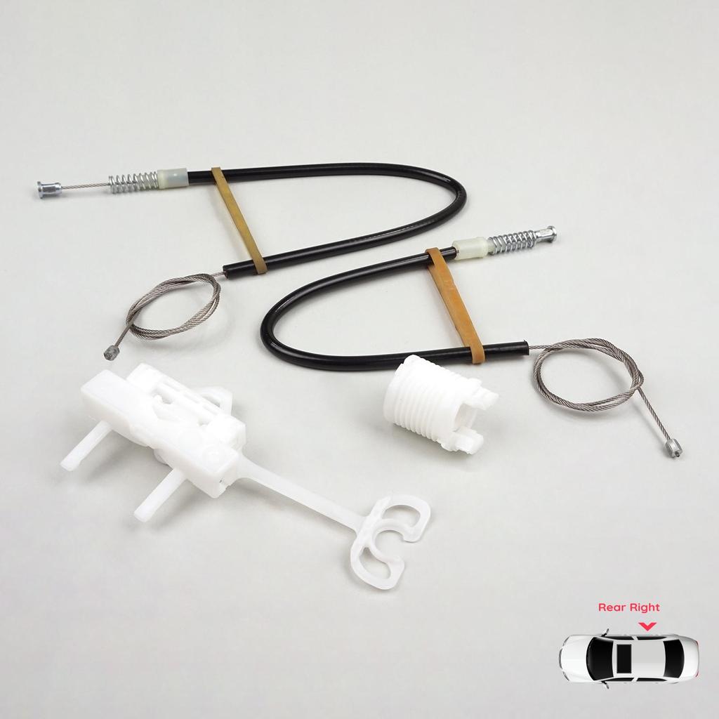 BWR5284 Manual Window Regulator Repair Set Rear Right Door for Fiat Linea 323 110 2007-2018 51789673