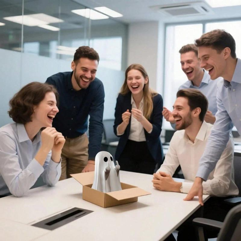 1pc Halloween Ghost Figurine Ghost Decor, Funny Ghost Statue, Ghost Statue Halloween Decoration For Gift Props Tabletop Home Decor New Year's Gifts