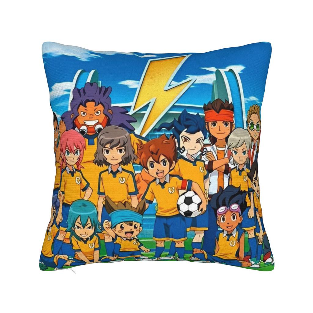 Inazuma Eleven Anime Game Pillowcase Soft Polyester Cushion Cover Gift RPG Cartoon Throw Pillow Case Cover Sofa Square