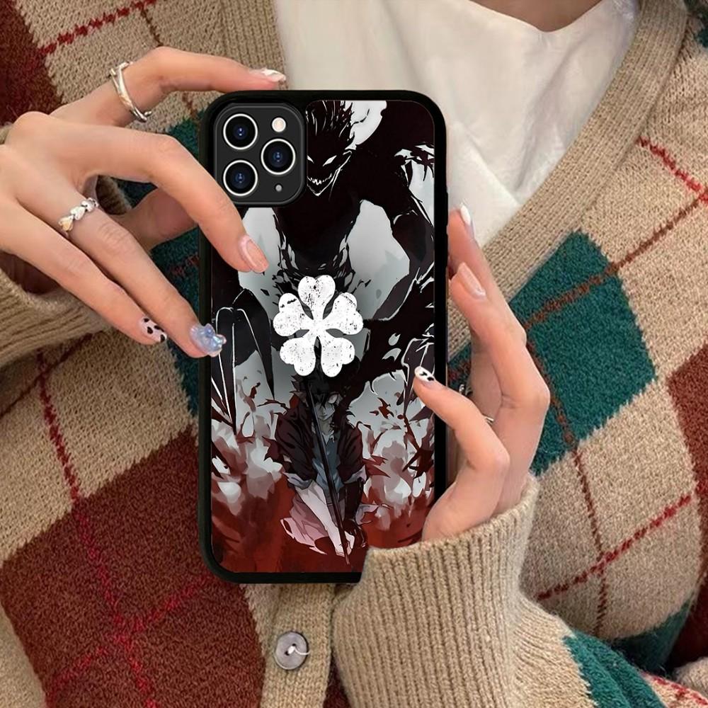 Чехол для телефона Black Clover Силиконовый PC+TPU Для Для IPhone 11 12 13 14 15 16 Plus Pro Max Чехол