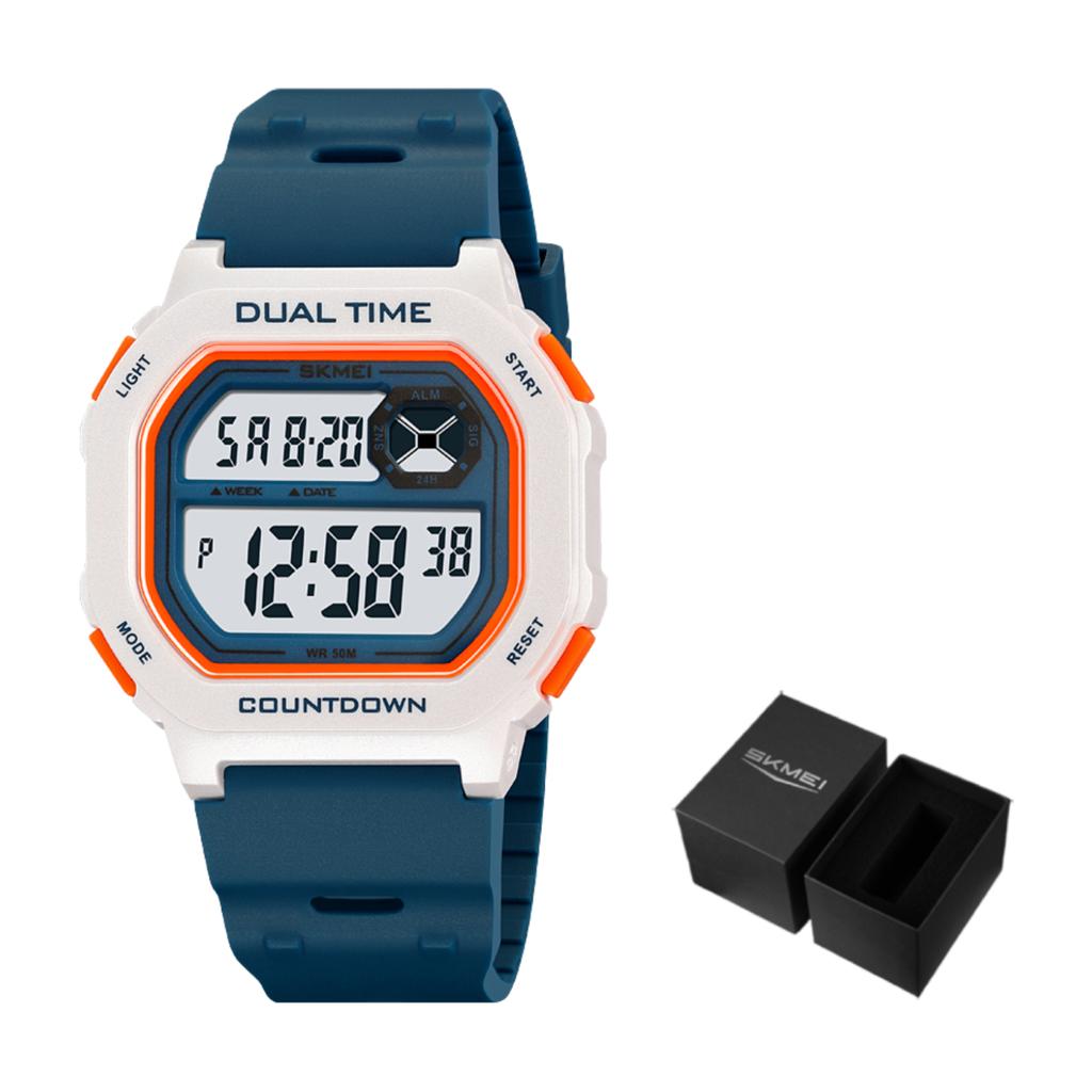 SKMEI Large Dial Sport Digital Electronics Watches For Men Women Students Fashion Chrono Countdown Alarm Wristwatch Reloj Hombre