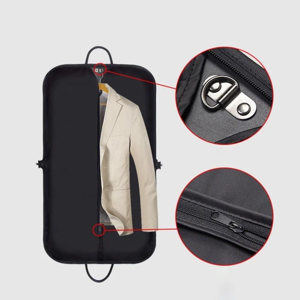 Oxford Cloth Dust Cover Zipper Closure Suit Storage Bag Suit Dustproof Storage