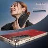 Samsung S26 Ultra Масляная Восковая Кожа Гальванизированная Рамка Ударопрочный S25 Ultra Деловой Чехол