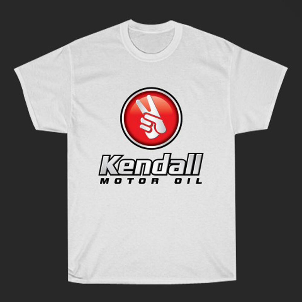 Kendall Motor Oil Racing Car Motorcycle Men#039;s White Size S to 3XL Unisex T-Shirt