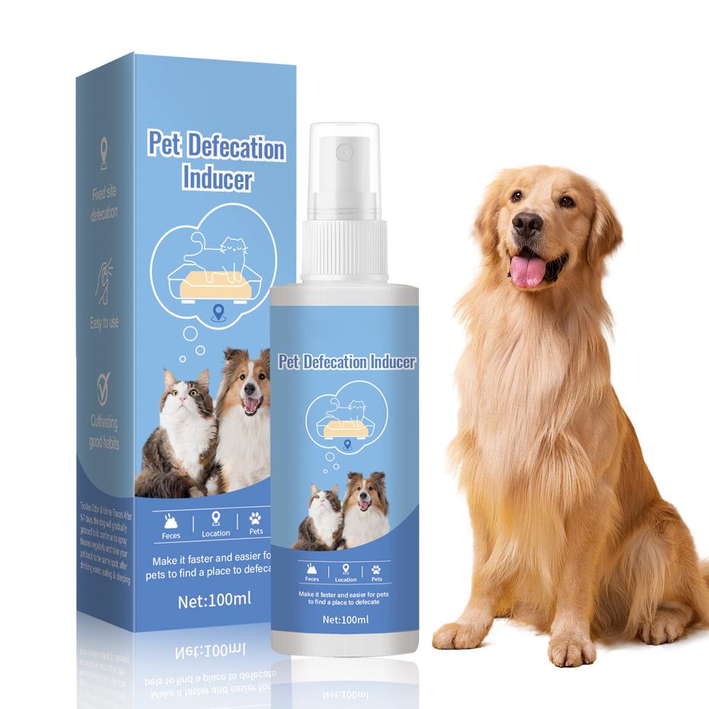 Dog Toilet Training Spray, Puppy Toilet Training Spray, Corrects Your Dog's Bad Bowel Behavior And Helps You Train Your Dog To The Toilet 100ml