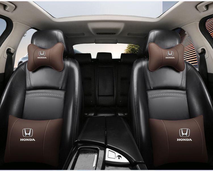 Подушка-поддержка для поясницы на подголовник автомобиля для моделей Honda: Civic, Fit, Binzhi, Accord, CRV, Fengfan, XRV