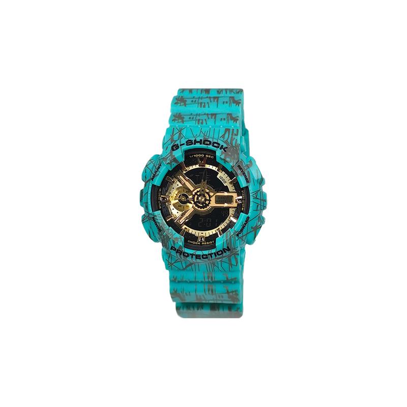 Casio Индивидуальные часы, модифицированная серия, камуфляжный полимерный корпус, модные мужские часы GA-110GB-1A, модифицированные-reef fission me, GA BaoLieQingBiaoDai