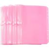 Розовые карманы-конверты А5 на 12 шт. с молнией, для наличных, мешочек, пакеты с 6 отверстиями для листов, ПВХ, на молнии, органайзер-папка для планера, журнала, бюджета, для хранения документов