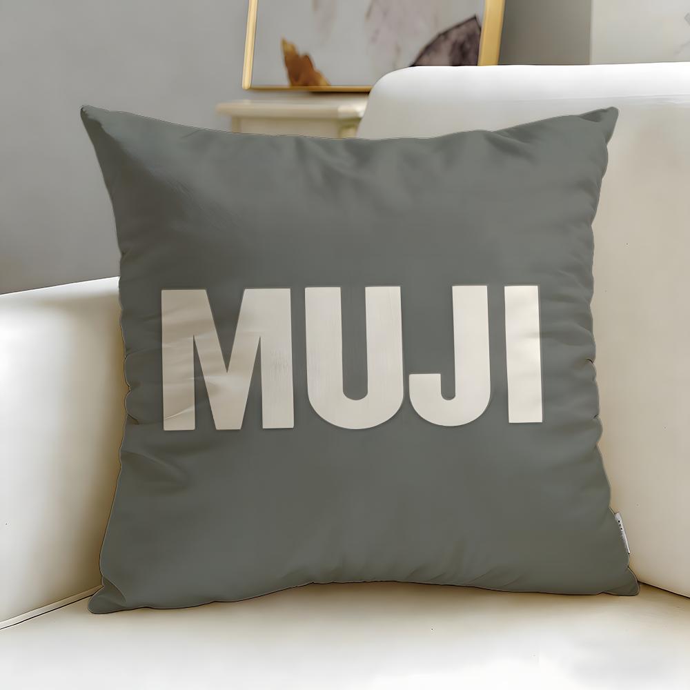 Классический бренд lifestyle MUJI Наволочка Мягкая Легко стирается Универсальная для Дивана Кровати Путешествий и Офиса
