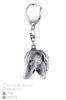 Azawakh, Tuareg Sloughi II - посеребренный брелок для ключей с собакой, украшение для сумки, подвеска на рюкзак от бренда Art-Dog