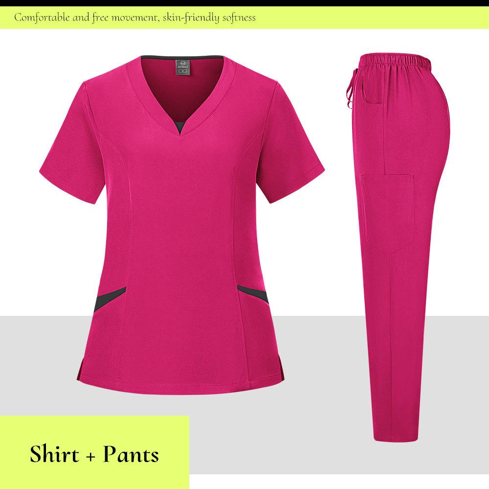 Костюм-скраб с коротким рукавом - Медицинская и сестринская униформа