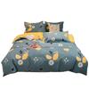 3pcs Bedding Set Soft Cotton Bed Sheet Quilt Cover Pillowcase Thickened Bedclothes for Home